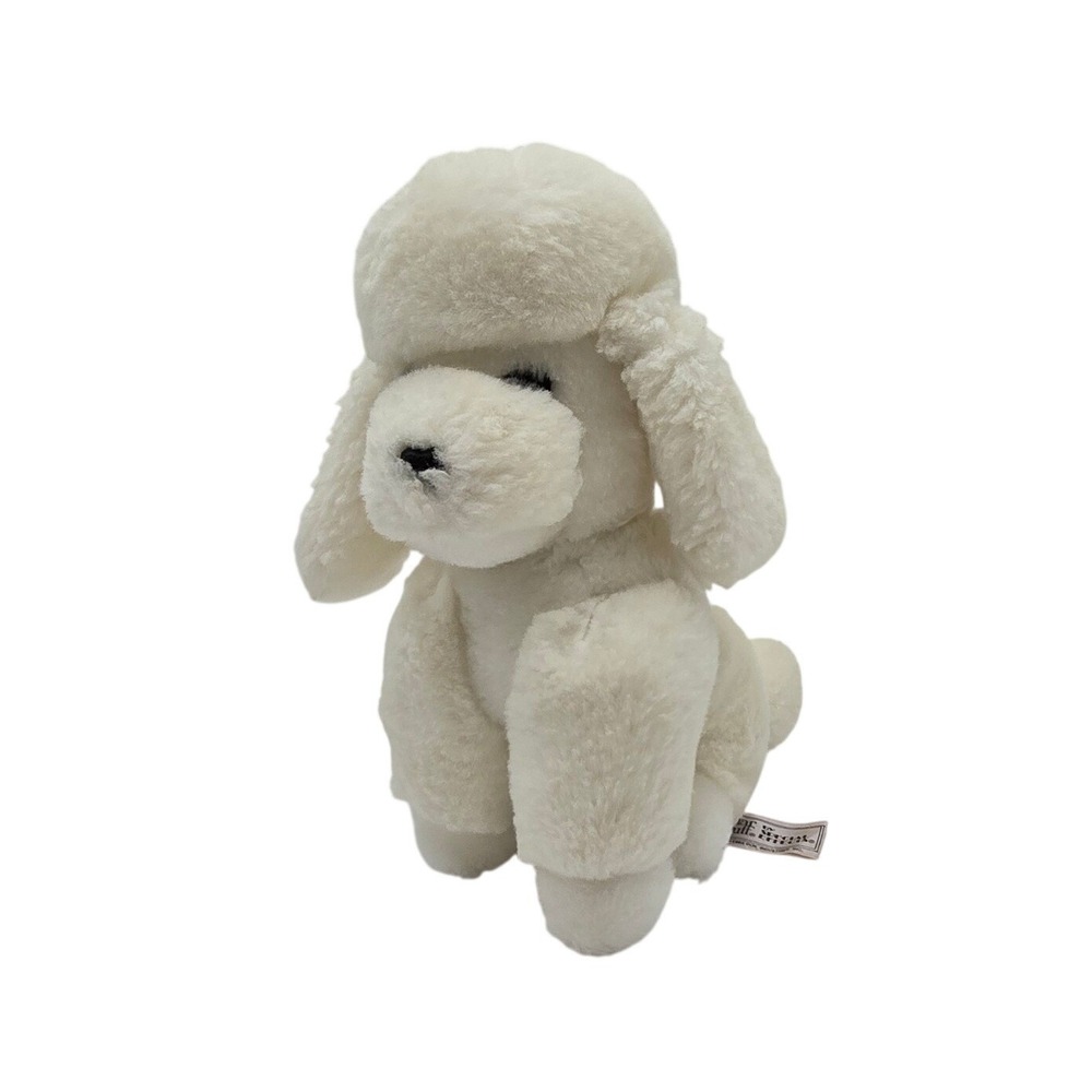 Vintage Polar Puff Special Effects Patsi Poodle Plush White Stuffed Dog 9.5"